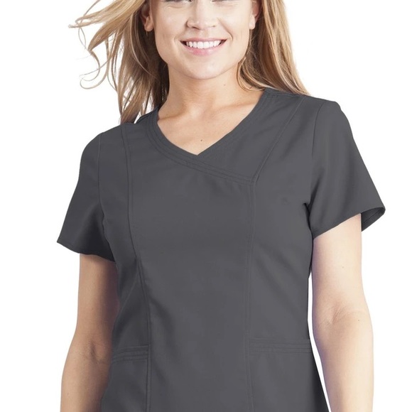 Healing Hands Purple Label Jordan Scrub Top - Picture 6 of 6